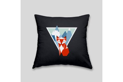 Mountain fox cushion